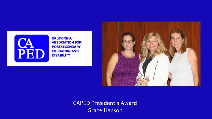 Grace Hanson CAPED Awards 2015