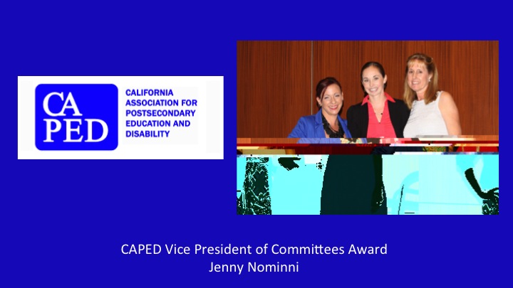 Jenny Nominni CAPED Awards 2015